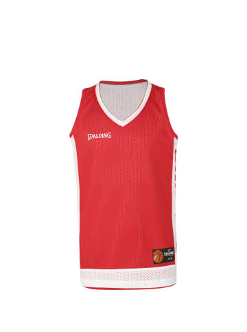 Spalding Tanktop Reversible in rot / weiß