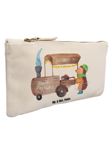 Mr. & Mrs. Panda Mäppchen Igel Maronen ohne Spruch in Weiß