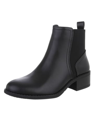 Ital-Design Stiefelette in Schwarz