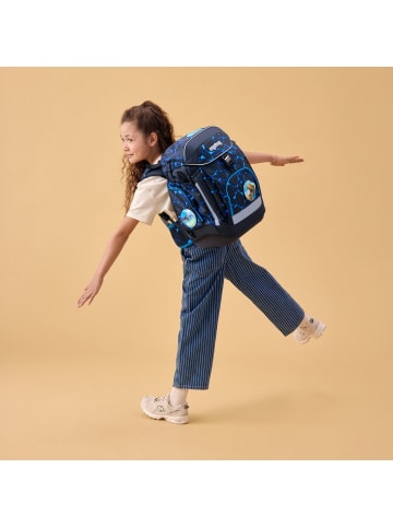 Ergobag Grundschulranzen-Set MAXI "Bärassic Garden" 6-tlg. in Blau