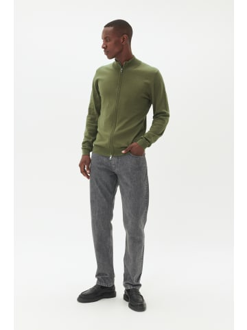Matinique Strickjacke MAcardo Gerade Passform in Olive Night