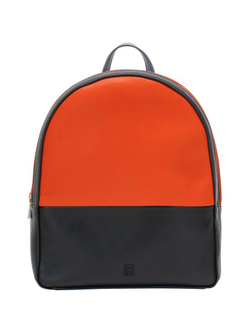 DuDu City Rucksack Leder 26,5 cm navy