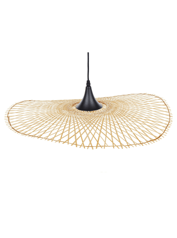 Beliani Pendelleuchten FLOYD in Braun/Schwarz - (W) 62 x (H) 128 x (L) 62 cm