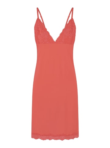Linga Dore Kleid Spaghetti in Spiced coral
