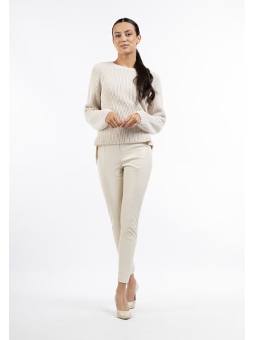 faina Damen Strick Pullover in WOLLWEISS