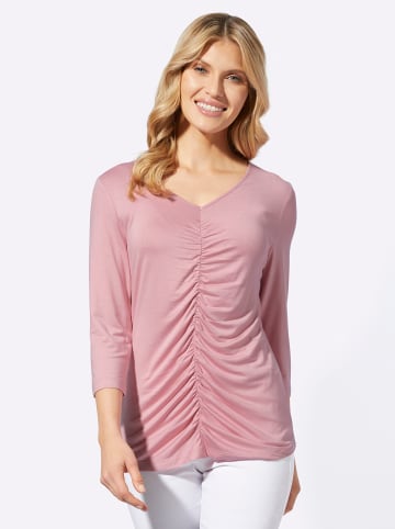 Sieh an! 3/4-Arm-Shirt in hortensie