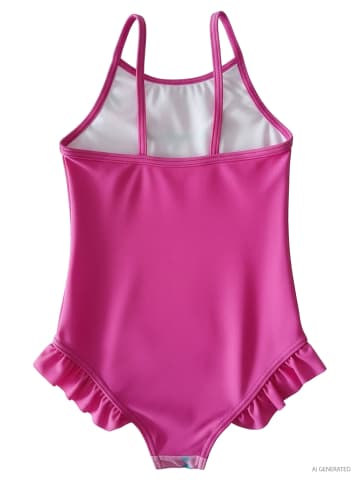 Hello Kitty Hello Kitty Badeanzug mit Rüschen Schwimmanzug Einteiler in rosa