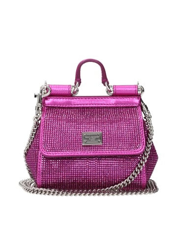 Dolce & Gabbana Pink Satin Handtasche