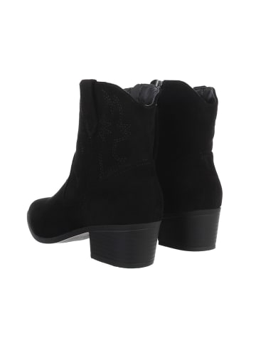 Ital-Design Stiefelette in Schwarz