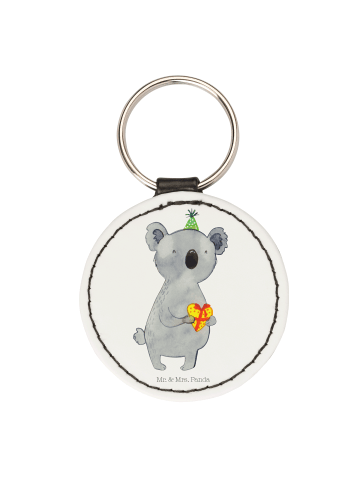Mr. & Mrs. Panda Schlüsselanhänger Koala Geschenk ohne Spruch in Weiß