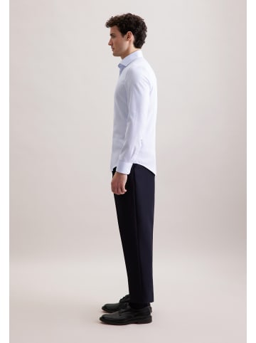 Seidensticker Business Hemd Slim in Mittelblau
