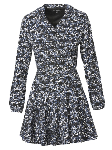 KOROSHI Kleid mit langen ärmeln in schwarz