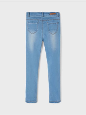 name it Jeggings in medium blue denim