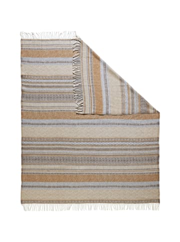 Erwin Müller Baumwollmischung Plaid Sovana in beige