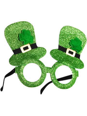 tectake Umrandete St. Patrick’s Day Spaßbrille, grün