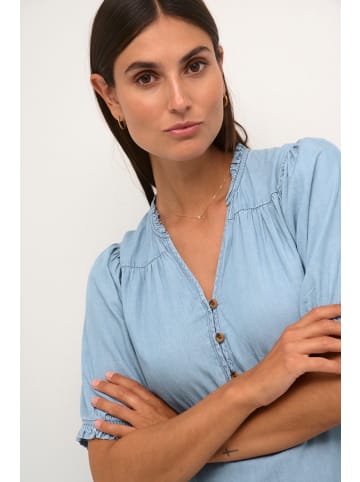 CULTURE Kleid CUaurelia Relaxed fit in Light Blue Wash