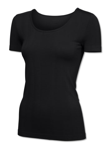 Schiesser T-Shirt Active in Schwarz