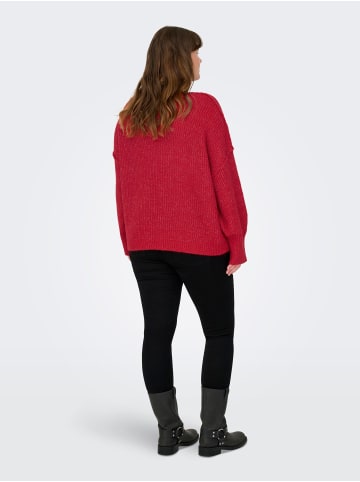 ONLY Carmakoma Strickpullover in Salsa 1