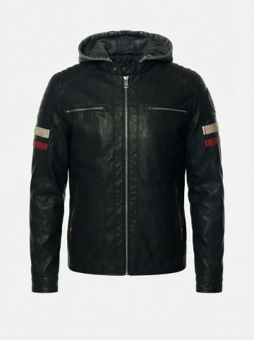 KOROSHI Kunstlederjacke in Schwarz