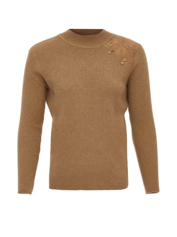 paino Damen Strickpullover in Braun