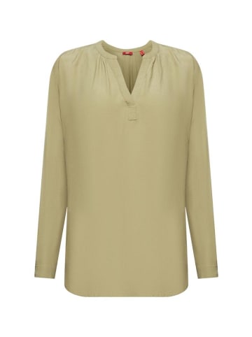 ESPRIT Langarmbluse in light khaki