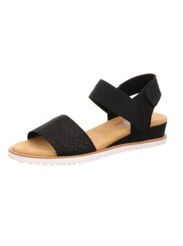Skechers Damen Sandaletten DESERT KISS in Schwarz