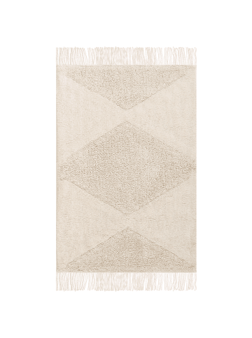 Beliani Kurzflor KHONOMA in Beige - (W) 60 x (L) 90 cm