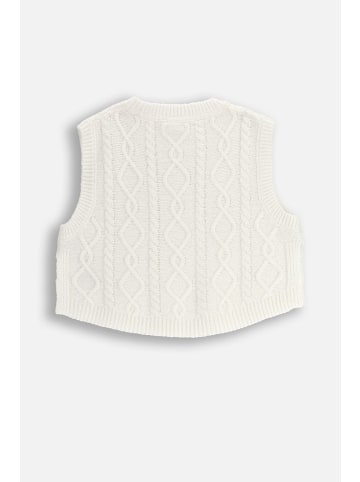 Coccodrillo Strickweste in ecru