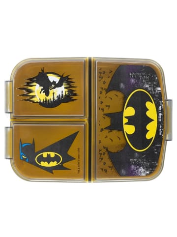 Batman Batman Kinder Brotdose – Lunchbox mit 3 Fächern & tollem Design in Schwarz