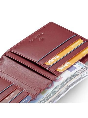Roncato Detroit Geldbörse RFID Schutz Leder 12.5 cm in burgundy