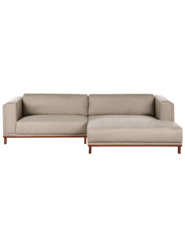 Beliani Ecksofa VENG in Beige - (W) 310 x (H) 84 x (L) 155 cm