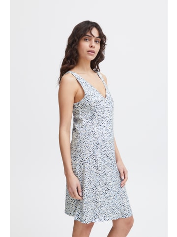 ICHI Kleid IHAYA Regular fit in Della Robbia Blue Dot Aop