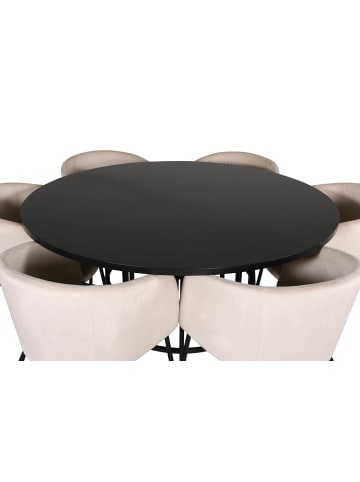 ebuy24 Essgruppe Copenhagen 1 Beige 140 x 140 cm