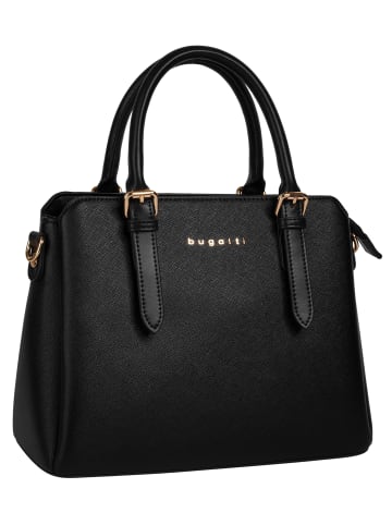 Bugatti Handtasche ELLA SAFFIANO Kunstfaser in schwarz