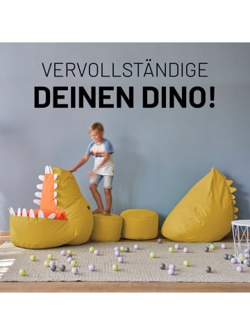 Lumaland LUMALAND Animal Line Kindersitzsack Dino - Senfgelb