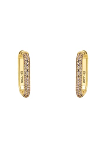 JOOP! Creolen Silber 925, gelbvergoldet in Gold