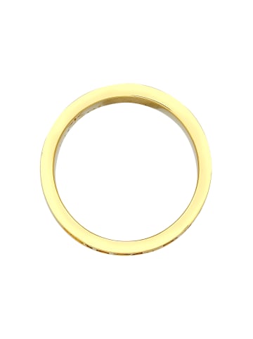 KUZZOI Ring 925 Sterling Silber Statement in Gold