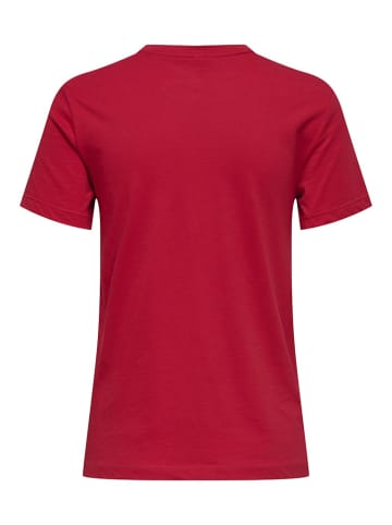 Bestelle 2 in 1 Shirt für Damen in rot