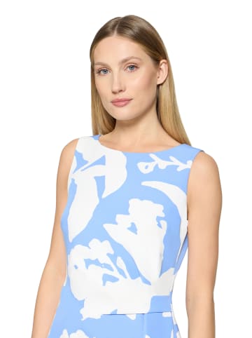 Vera Mont Kleid in hellblau ecru - 0001