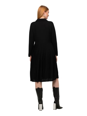 Ulla Popken Midikleid in schwarz