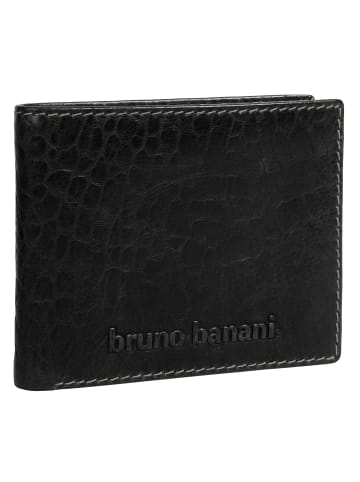 Bruno Banani Geldbörse echt Leder in schwarz