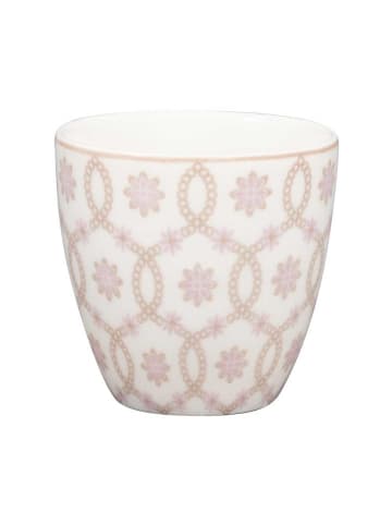 Greengate MINI Latte Cup SINA Weiß mit Rosa Muster