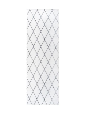 Teppich Boss Kurzflor Teppich Viktor 225 - Weiß / Anthrazit