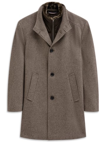 Bugatti Herrenmantel Wolle in Braun