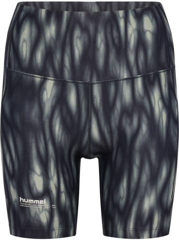 Hummel Sportshorts "Hiit Aop Intensity Short Tights" in Grün