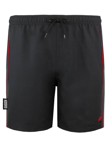 GUGGEN MOUNTAIN Badehose Kariert in Schwarz