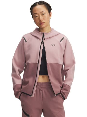 Under Armour Fleecejacke/Fleecepullover "Unstoppable Fleece Full-Zip" in Pink