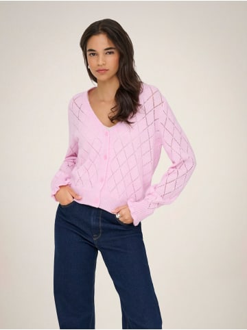 JDY Strickjacke in Pink Lady
