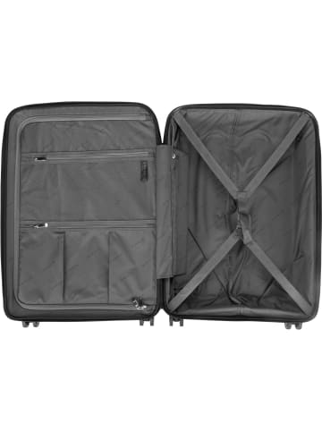 Stratic Koffer & Trolley Straw+ Trolley M in Black