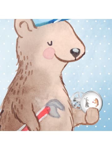 Mr. & Mrs. Panda waschbeckenstöpsel Hase Igel ohne Spruch in Weiß